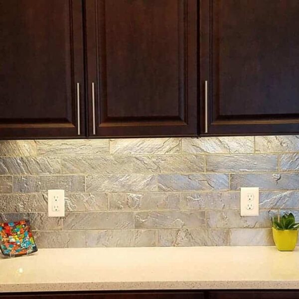 Tempered Metallic Gunmetal Tile - Image 2