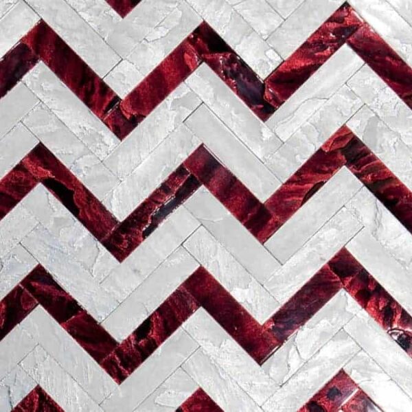 Tempered Metallic Ruby Tile - Image 3