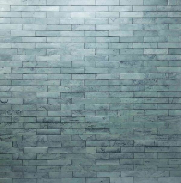 Tempered Pigment Glaze Sea Foam Tile