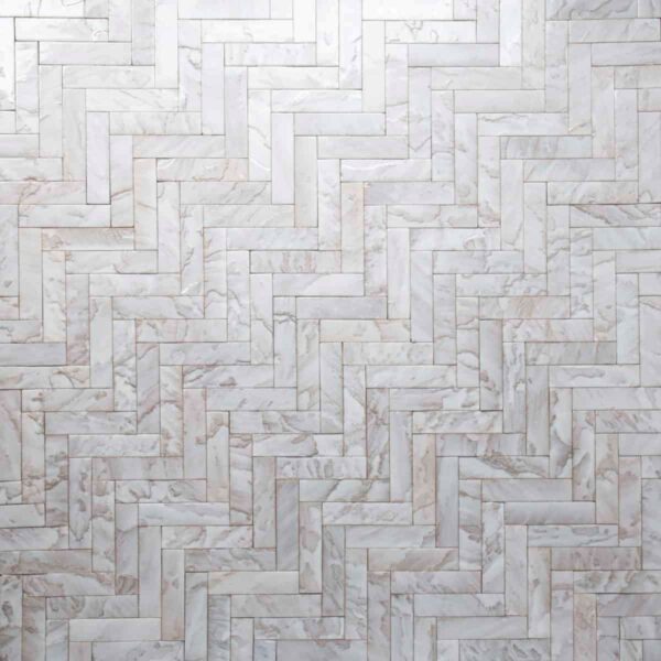 Tempered Pigment Glaze Snowdrift Tile - Image 4