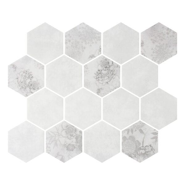 Botanicals Ainsley 3" Hexagon Mosaic - Image 3