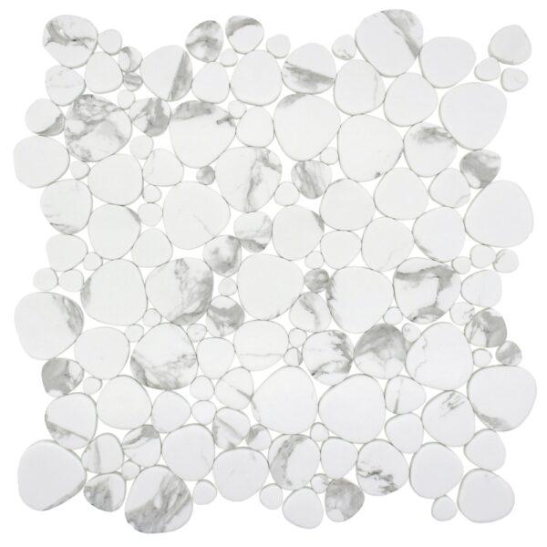 Simple Stone Pebbles Bianco
