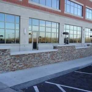 Terracotta tile exterior wall