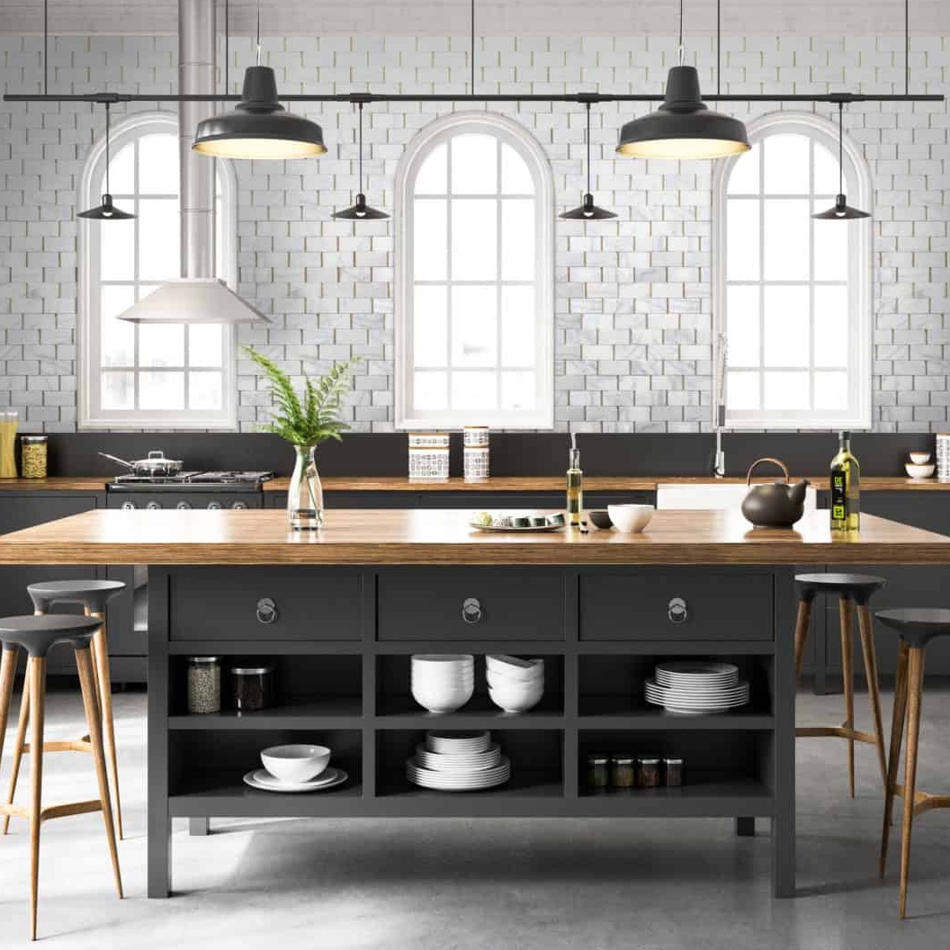 Fairmont Brass Subway Tile Mesh-Mounted - Image 5