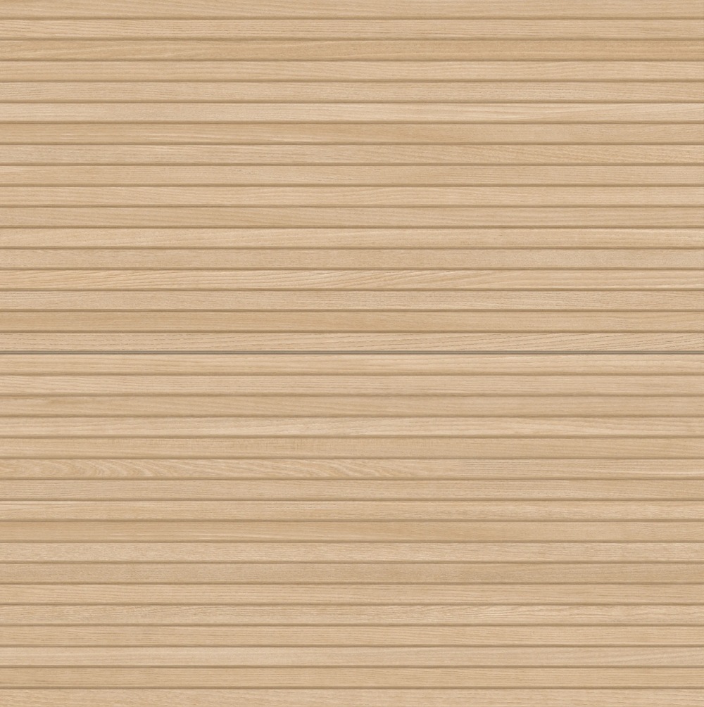 A smooth flat surface featuring horizontal beige lines of varying thickness, resembling a wood texture.