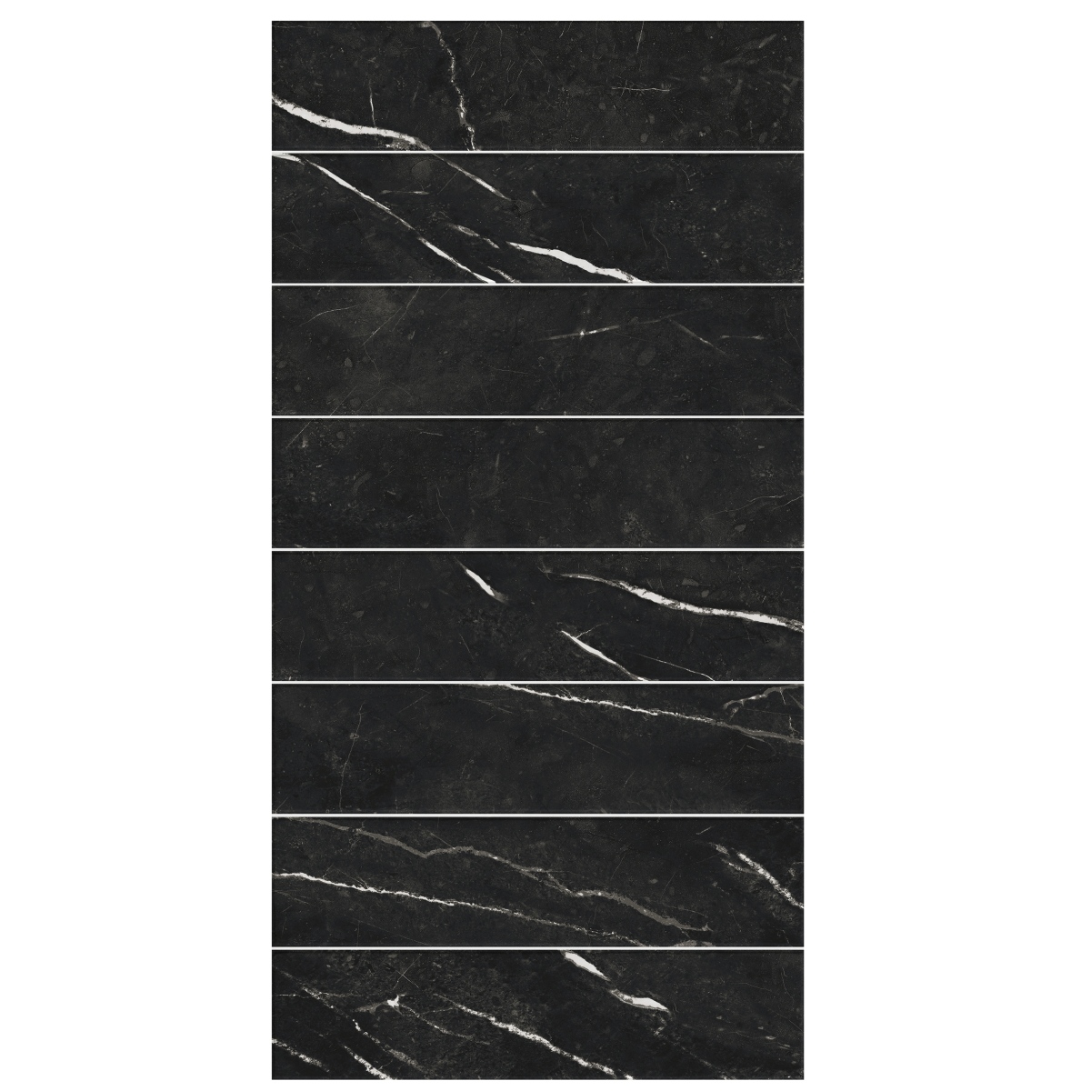 Dama Nero 2.5" x 10" Matte