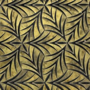 Tango Tile Waterjet  Mosaics, Golden Palm