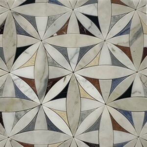 Tango Tile Waterjet Mosaics, Color Wheel