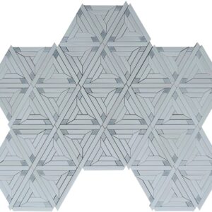 Tango Tile Waterjet Mosaics, Stars and
  Stripes 1