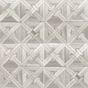 Tango Tile Waterjet Mosaics,  Chateau White Wood