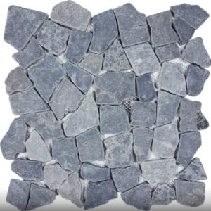 Ocean Stones Tumbled Mosaic Gray