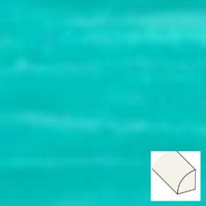 Joyful Turquoise Wall, Quarter Round