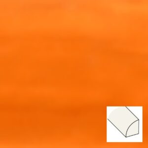 Joyful Papaya Wall, Quarter Round