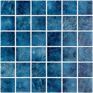 A grid of 64 textured squares in varying shades of blue, showcasing abstract patterns and subtle variations in tone.