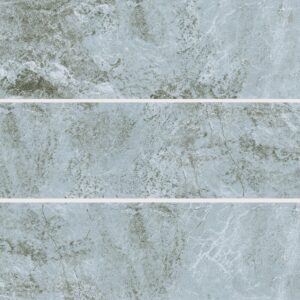 A textured surface resembling marble, featuring shades of light blue and green with veining patterns.