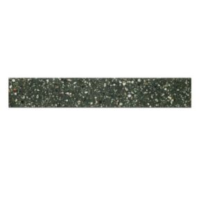 Mystère 4" x 24" Structured Bullnose Porcelain Tile in Green