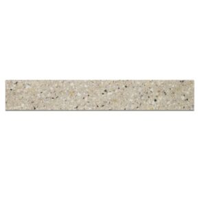 Mystère  4" x 24" Structured Bullnose Porcelain Tile in Sand