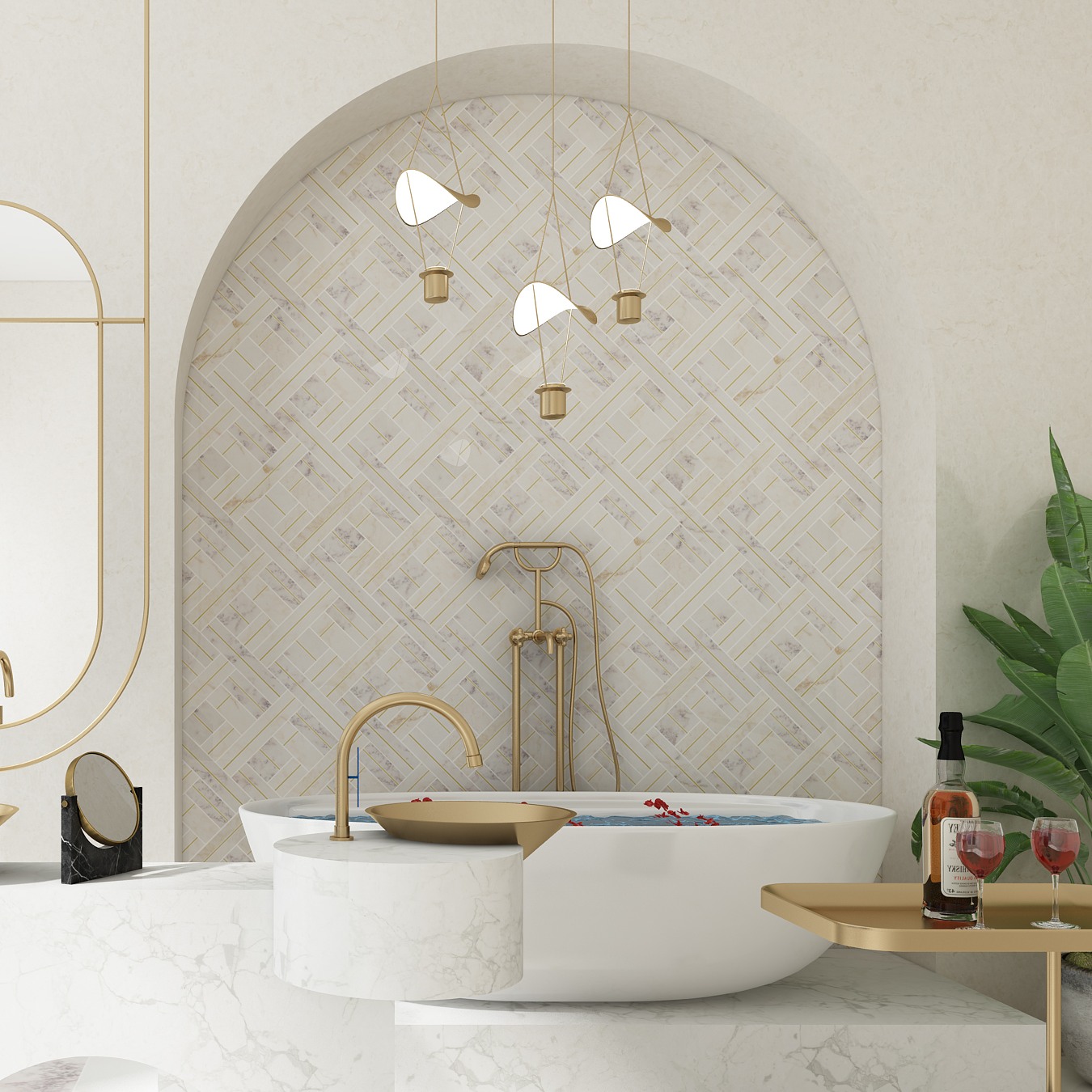 Water Jet Mosaic-Collection Bathroom