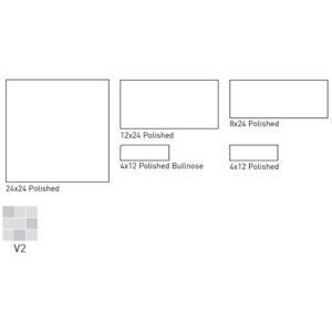 Vetri Acqua 4X12 Bullnose Polished