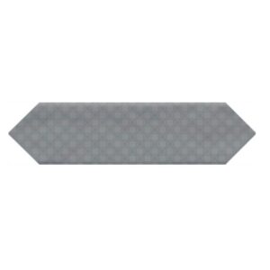 Marrow Grey 3" x 12" Glossy Deco