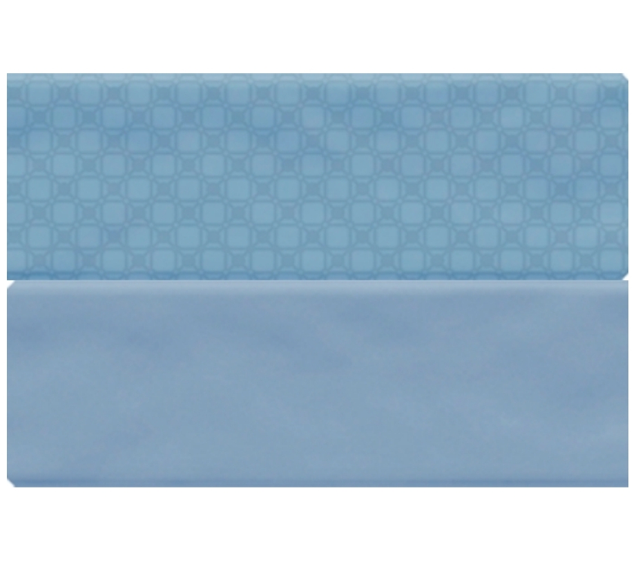 Marrow Ice Blue 3" x 12" Glossy Deco - Image 2
