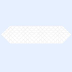 Marrow White 3" x 12" Glossy Deco