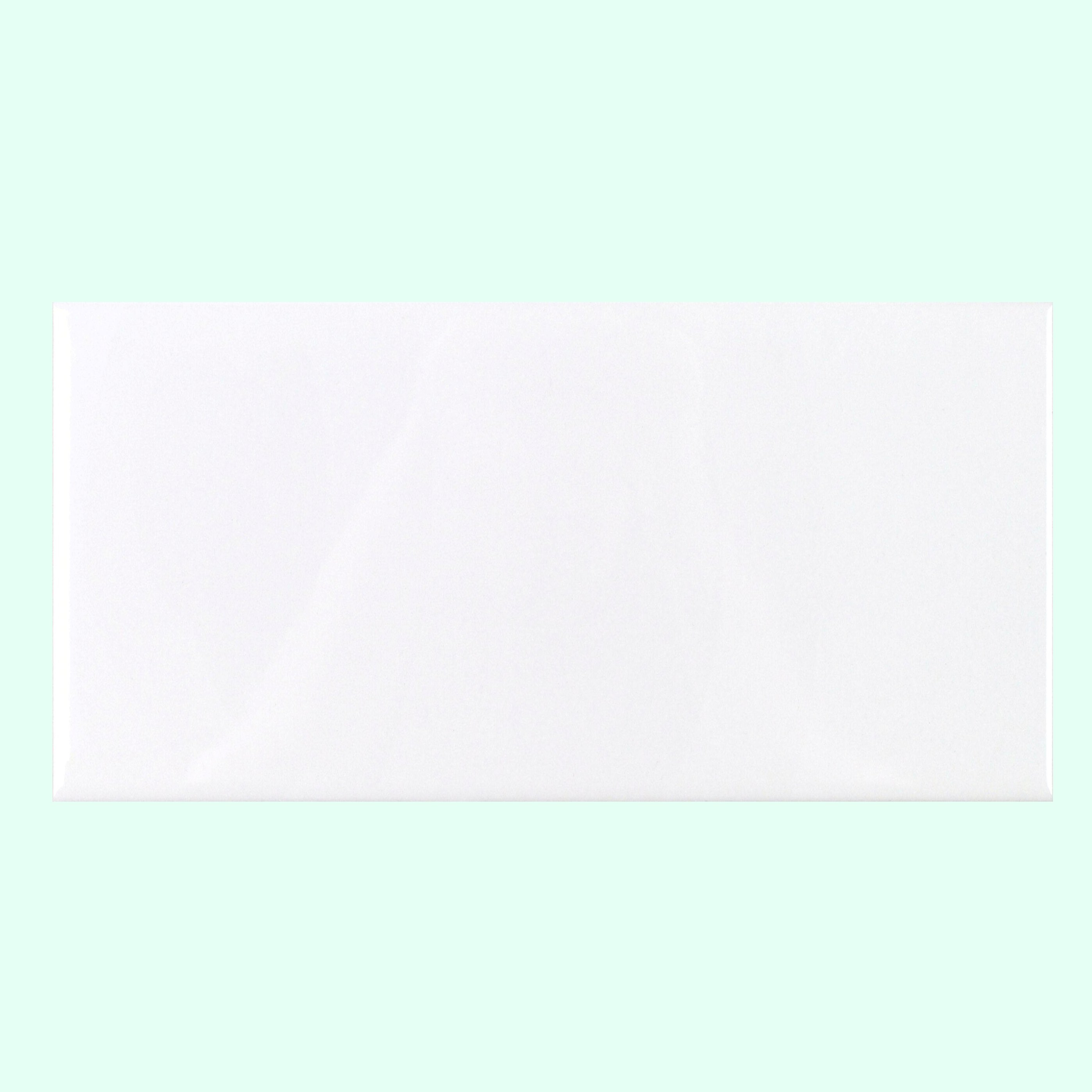 Classic White Glossy 8" x 16" Wall Tile