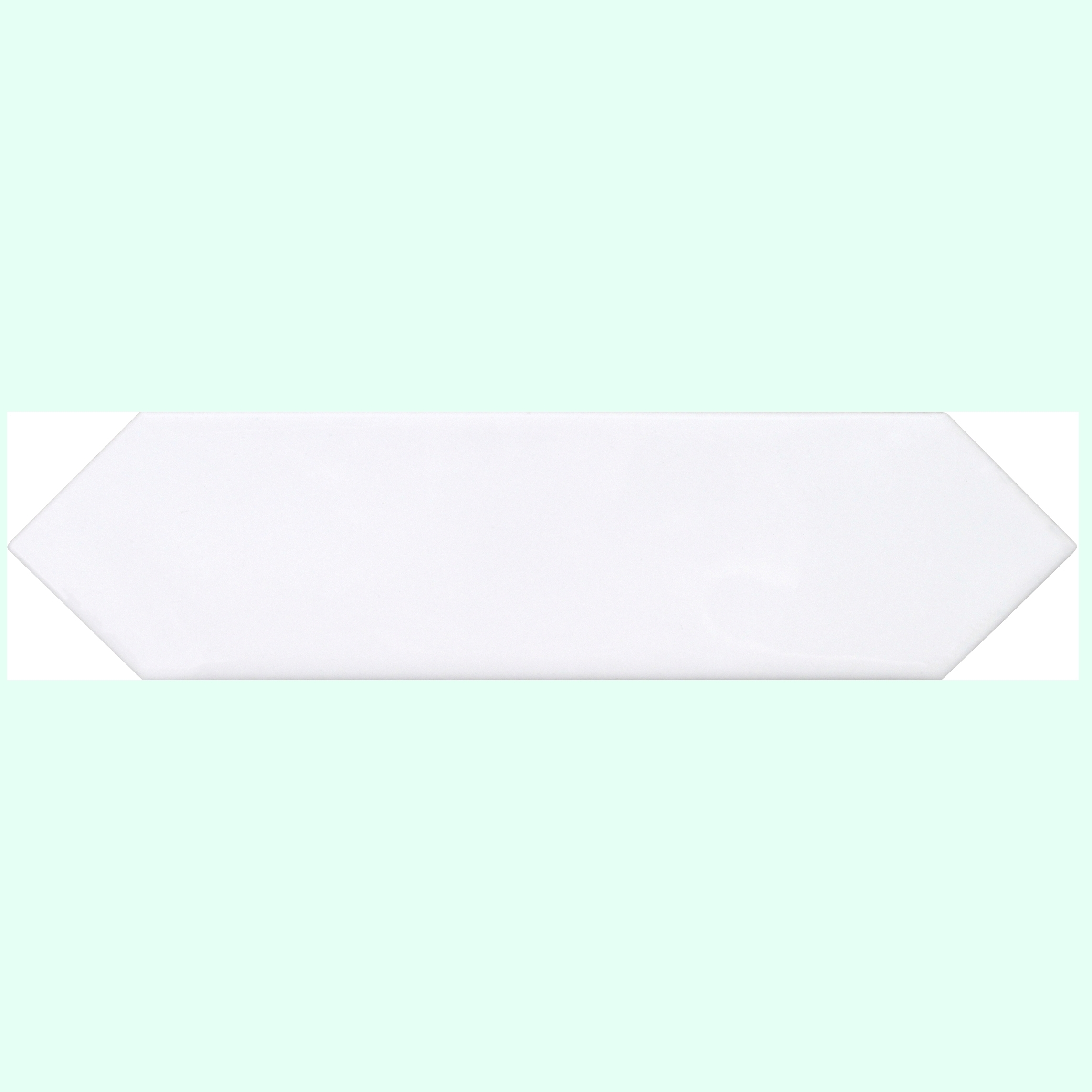 Classic White Sta1306 Matte 3" x 12" Undulated Picket
