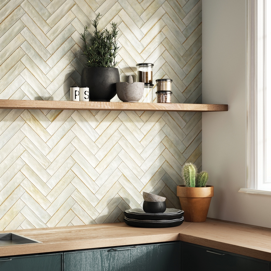 Noho Sage Glossy Wall Tile - Image 2